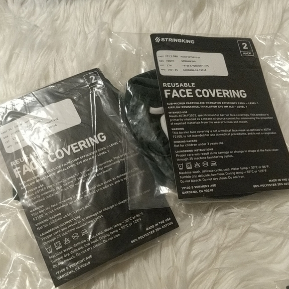 Stringking youth green reusable green masks 2+2 - Picture 1 of 4